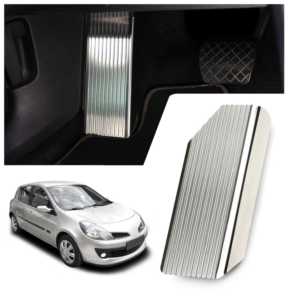 Footrest plate for Renault Clio Hatchback 5D 2005-2012 silver