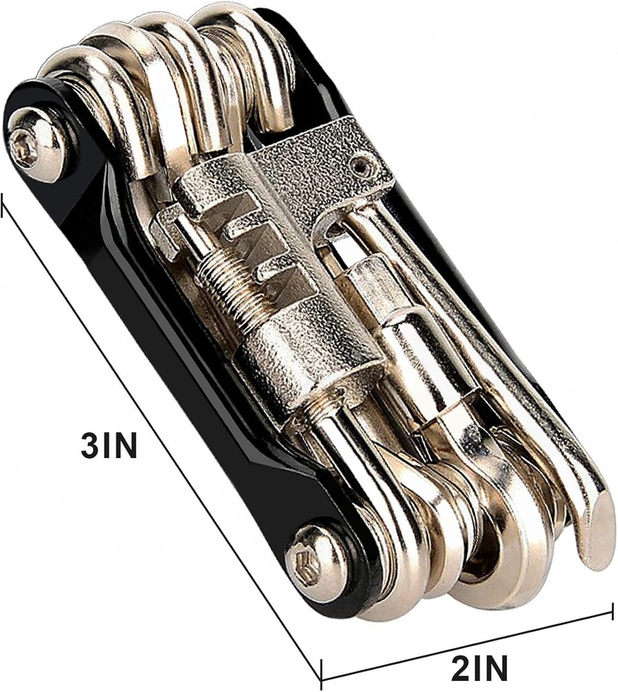 Bike Chain Tool, Ultimate Multitool Kit - Lightweight MINI, Black