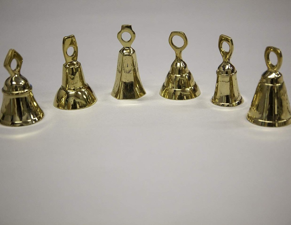 Dozen 3"- Assorted Brass Bells