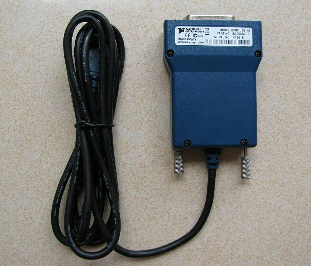 USB Interface Adapter National Instrumens NI GPIB-USB-HS controller IEEE 488
