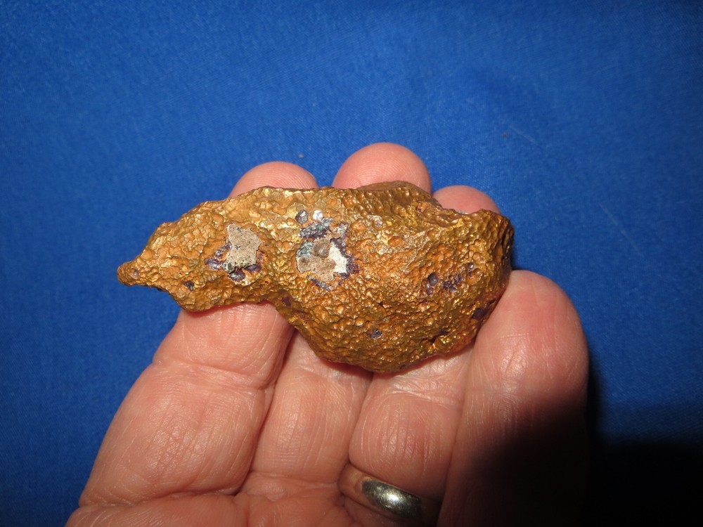 Large 3.5 oz NATURAL SOLID COPPER NUGGET Keweenaw Peninsula Michigan