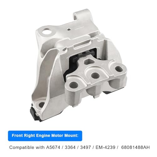 Front Right Engine Motor Mount Replacement for Dodge Dart 2.0L, 2.4L 2013