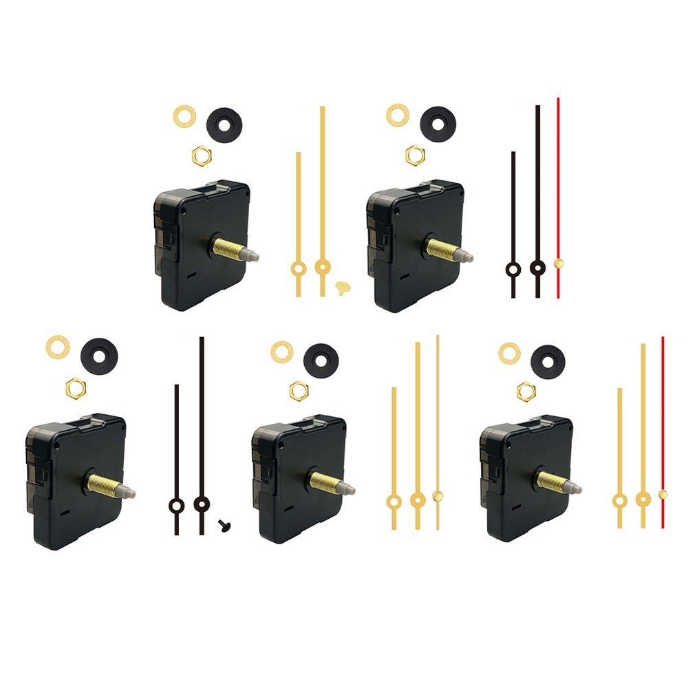 Long Thread Wall Clock Movement Kit Suitable for Clocks with 8 10mm Thickness