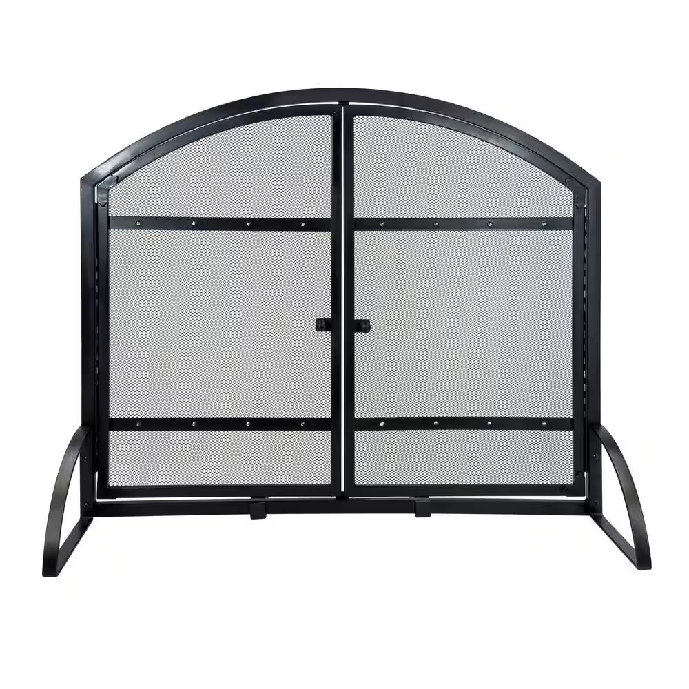 Harper Arched Fireplace Screen with Doors