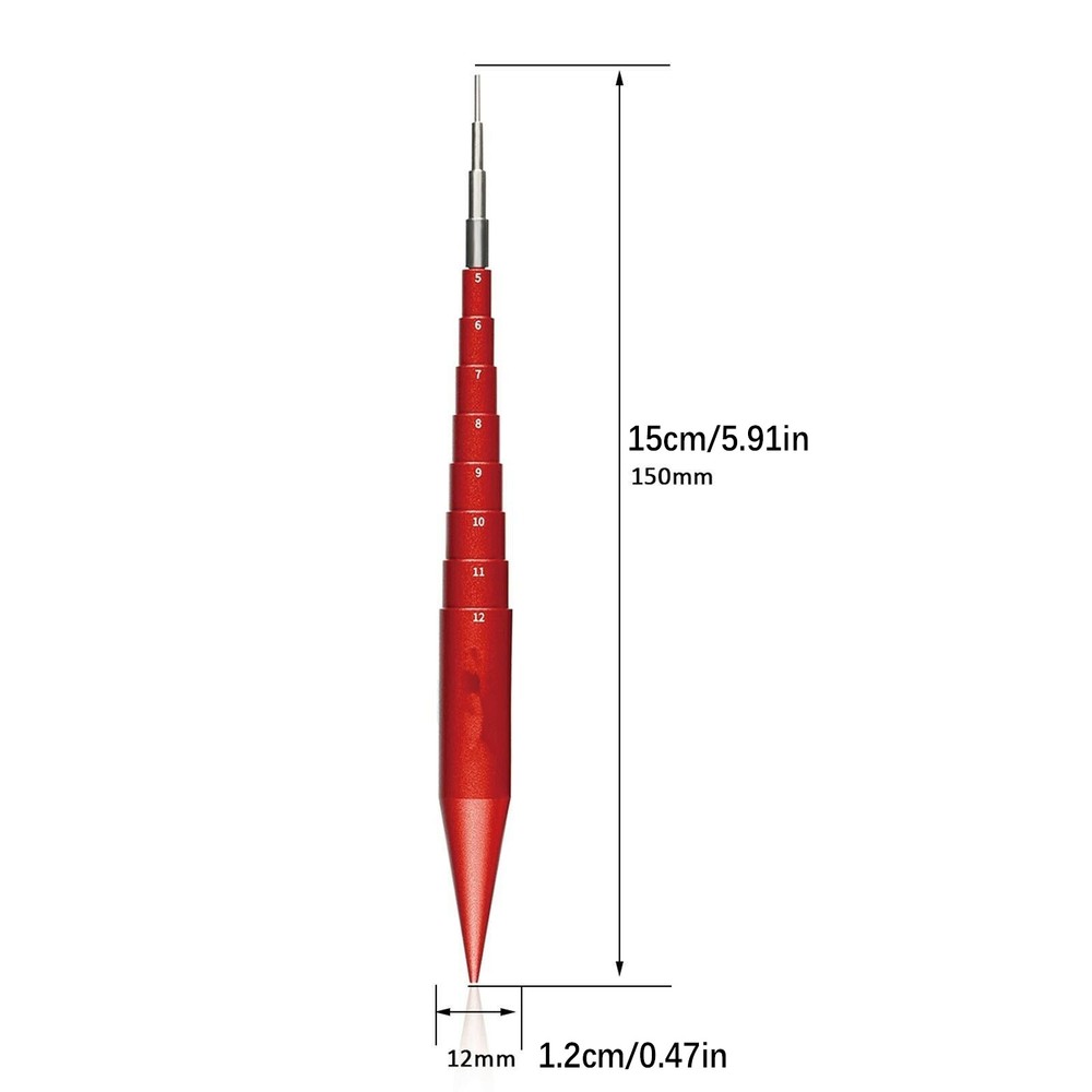 1-12mm Step Roller Multi-Section Spring Wire Reel Tool w/ Scale for Gundam Model