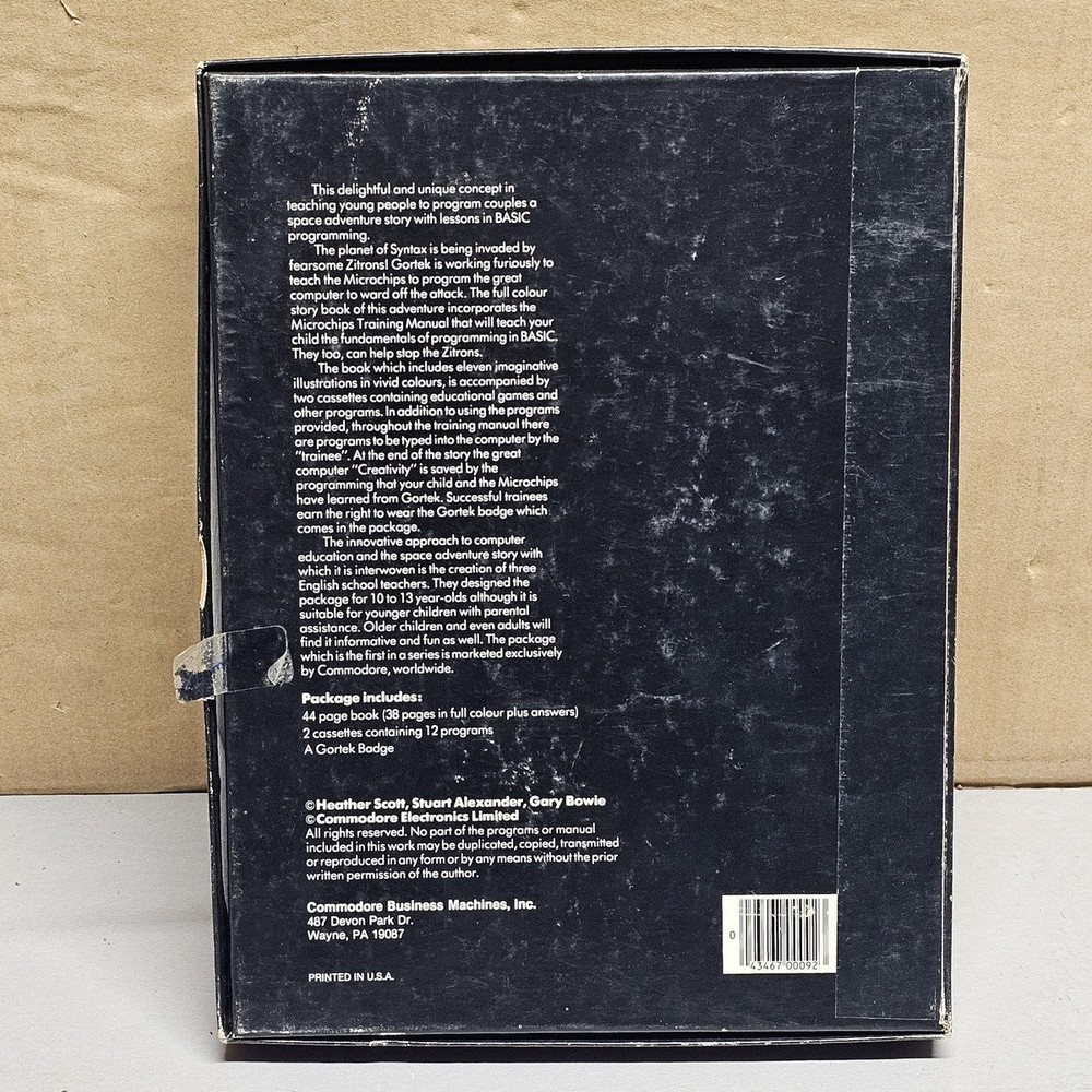 Start Programming with Gortek and the Microchips Commodore 64 Educational Softwa