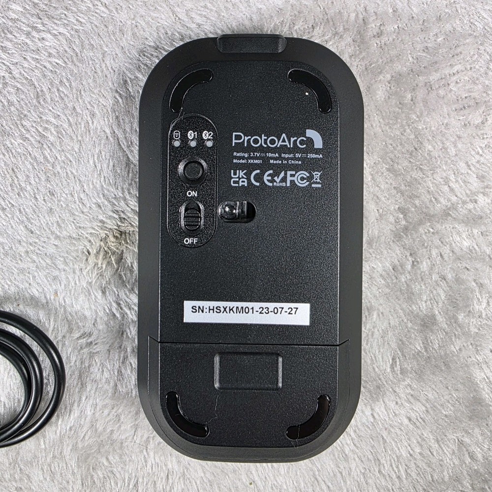 ProtoArc Foldable Keyboard and Mouse, XKM01 True Full-Size Folding Keyboard