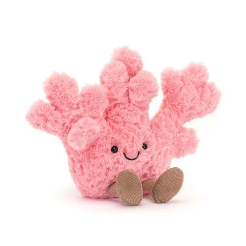 2025 NWT Summer Jellycat Amuseables Coral Pink With Dust Bag