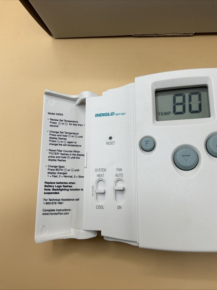 CTC Digital Electronic Thermostat Model 43054 Open Box None Programmable