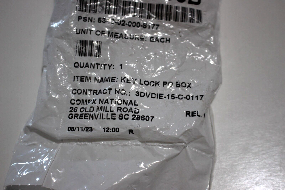 KEY LOCK FOR MAILBOX O306B 2 KEYS