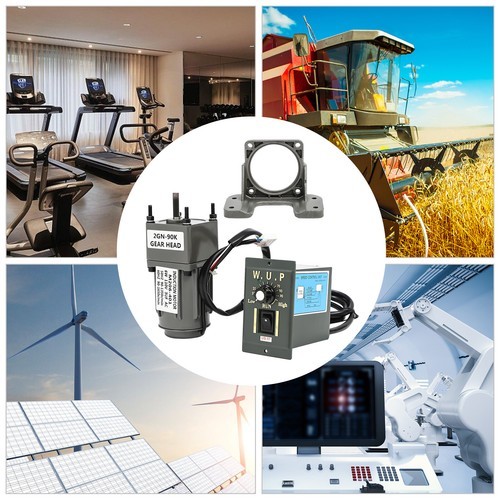 90:1 AC Reduction High Torque Gear Motor Controller Gear Motor Variable Speed