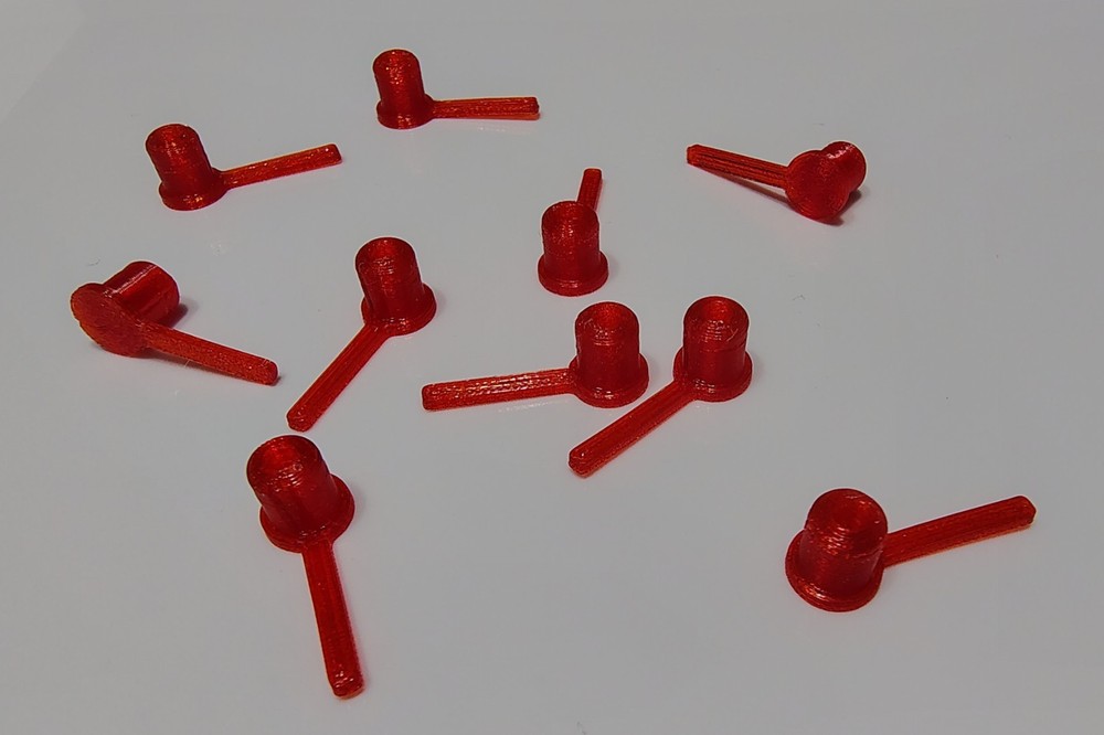 10 Pack - DRY FIRE 22LR Plug Snap Cap NON-EJECTING - TPU - Inert Plug