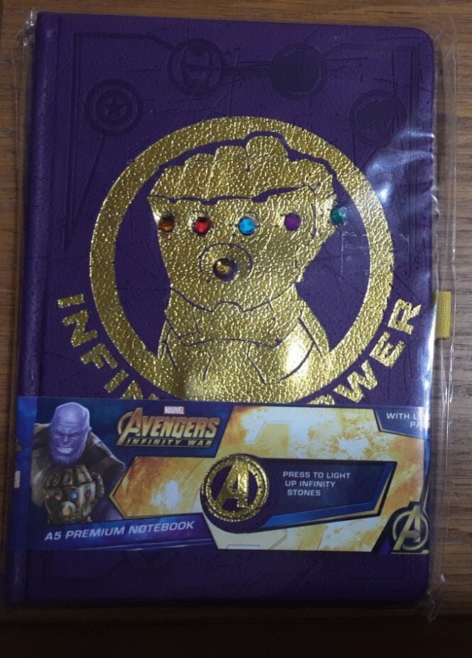 Marvel Avengers Thanos Infinity Gauntlet  A5 Notebook