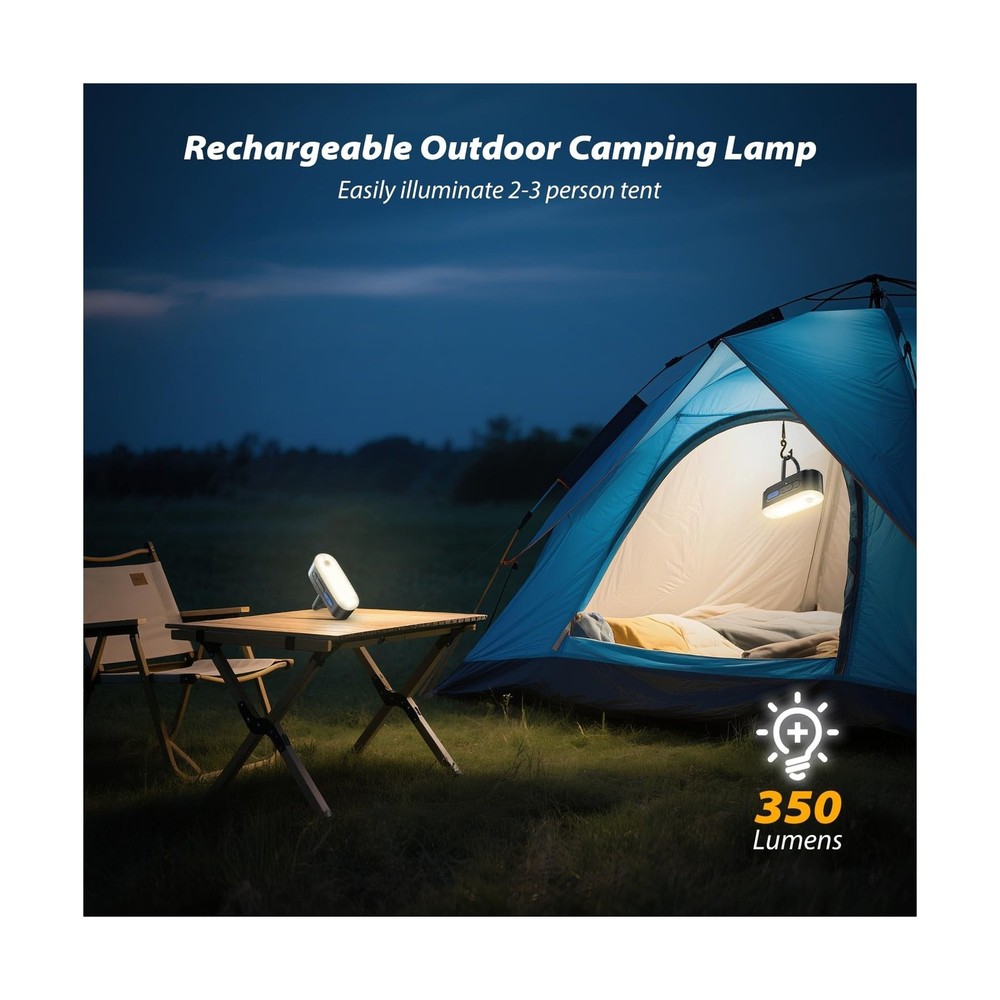 Motion Sensor Camping Lights,Rechargeable Camping Lantern, Portable... Fast Ship