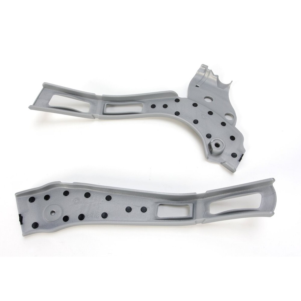 Acerbis Silver/Black X-Grip Frame Guards - 2464741015