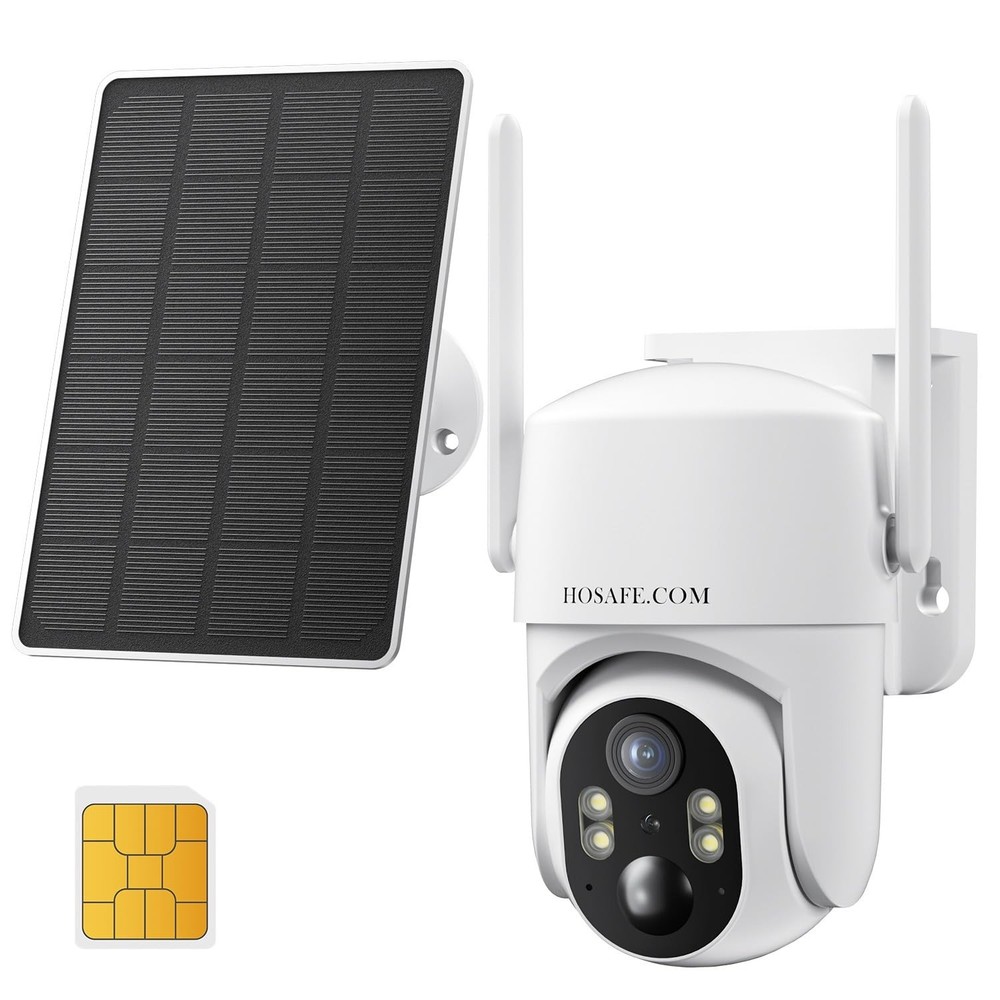No WIFI Security Camera No Internet Needed, 4G LTE Cellular Security Camera O...