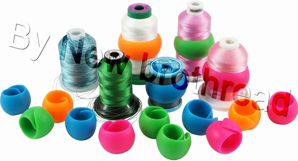 100Pcs Thread Spool Savers/Spool Huggers - Prevent Tails from Unwinding - No Loo