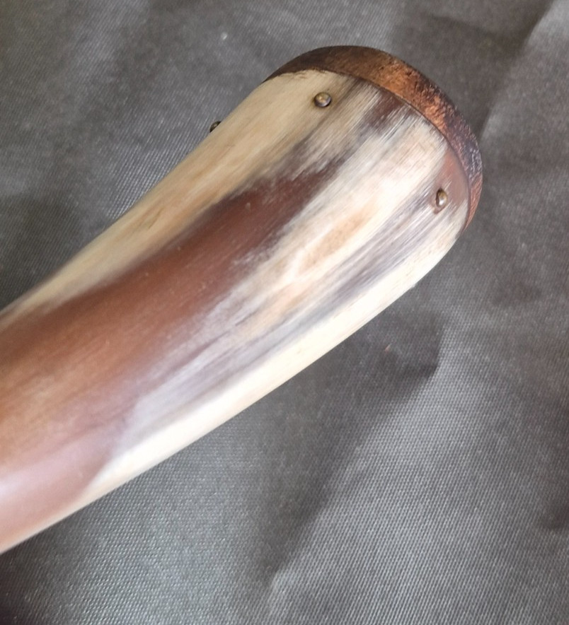 Muzzleloader Black Powder Priming Horn Flintlock Pan Charger