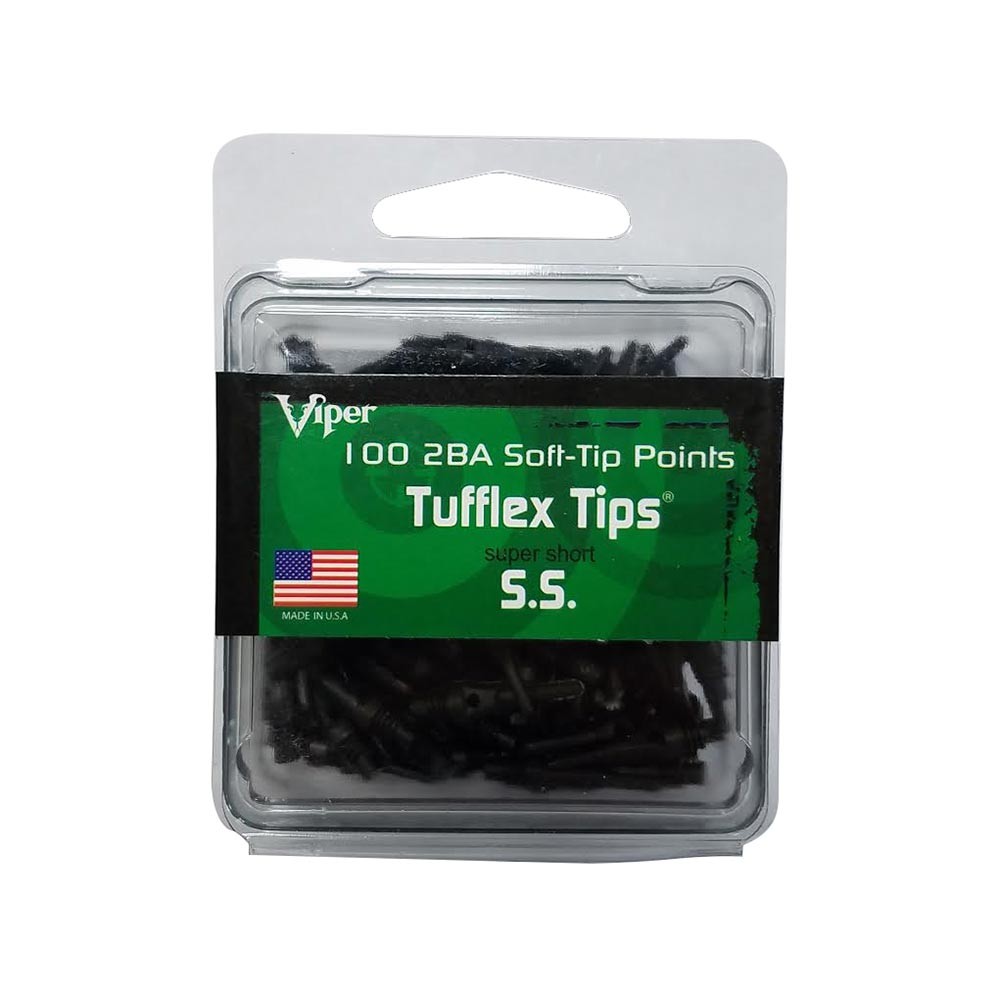 Viper Tufflex - SS 2BA Soft Dart Tips - 100 Count