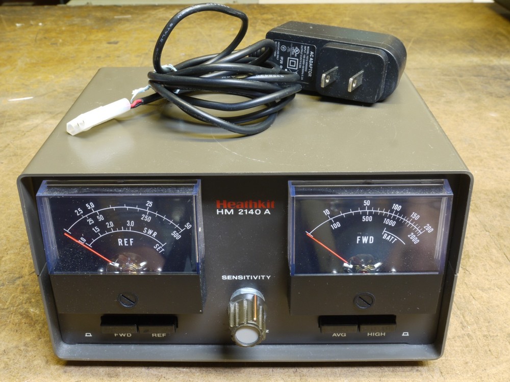 HEATHKIT 2140A SWR/WATTMETER "WORKING"