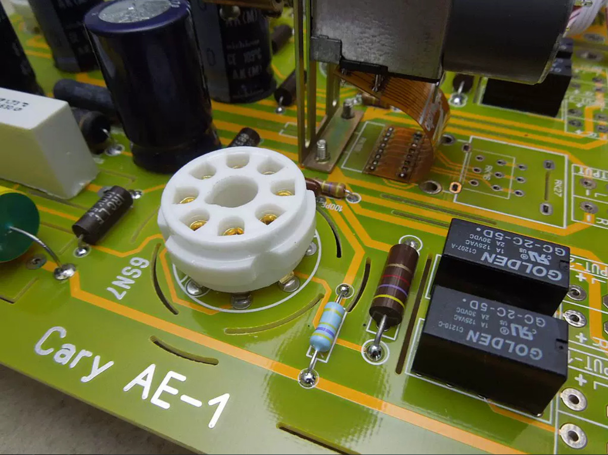 Full Assembled 6SN7 Tube Preamplifier Board Refer Cary AE-1 Preamp Without Tubes