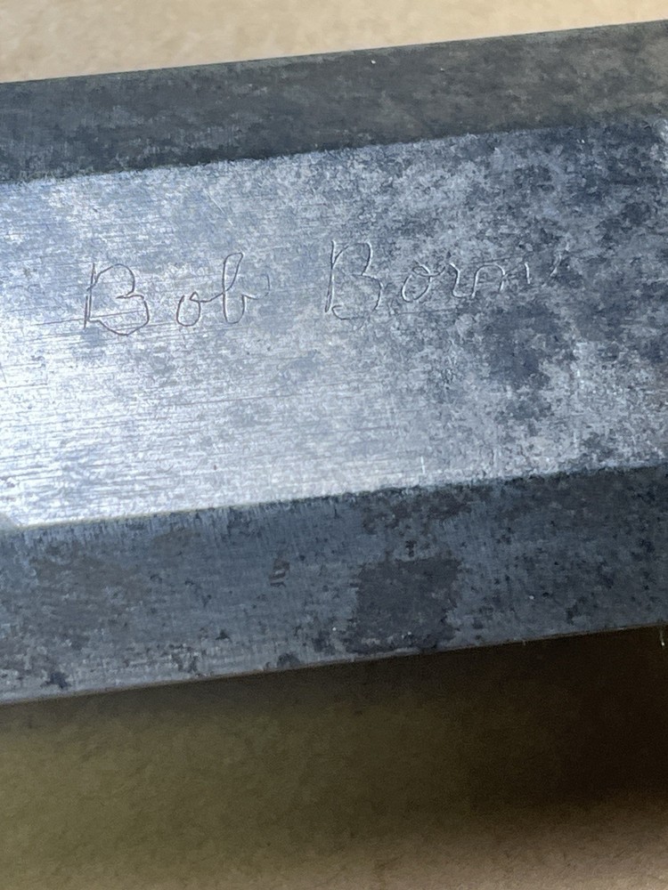 Chisel James Howarth 1-11/16" Wide Wood Chisel Bevelled initialed