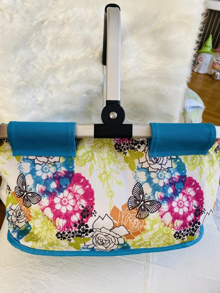 Craft Tote Bag with Metal Frame and Handle
