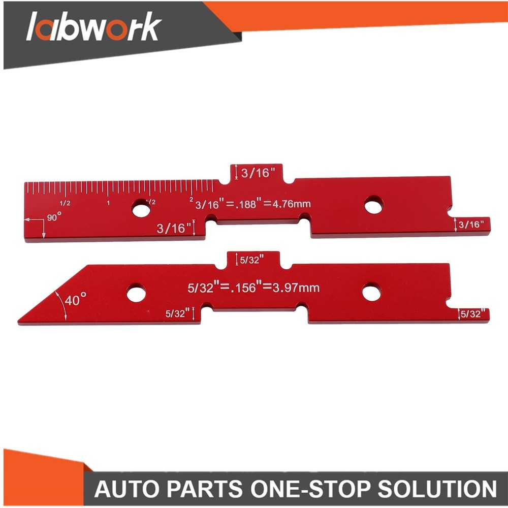 Labwork 14 Pcs Router Table Setup Bars Precision Aluminum Setup Blocks