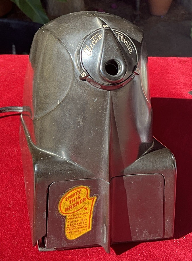 Vintage Works! 1940’s Art Deco Electro Pointer Electric Pencil Sharpener