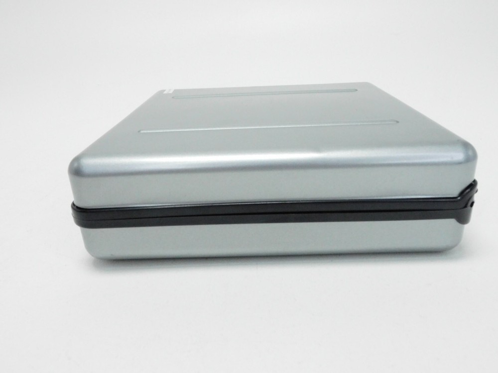 Vintage CD Projects Hard Case 24 Disk Holder CD DVD Software Pop Unlock