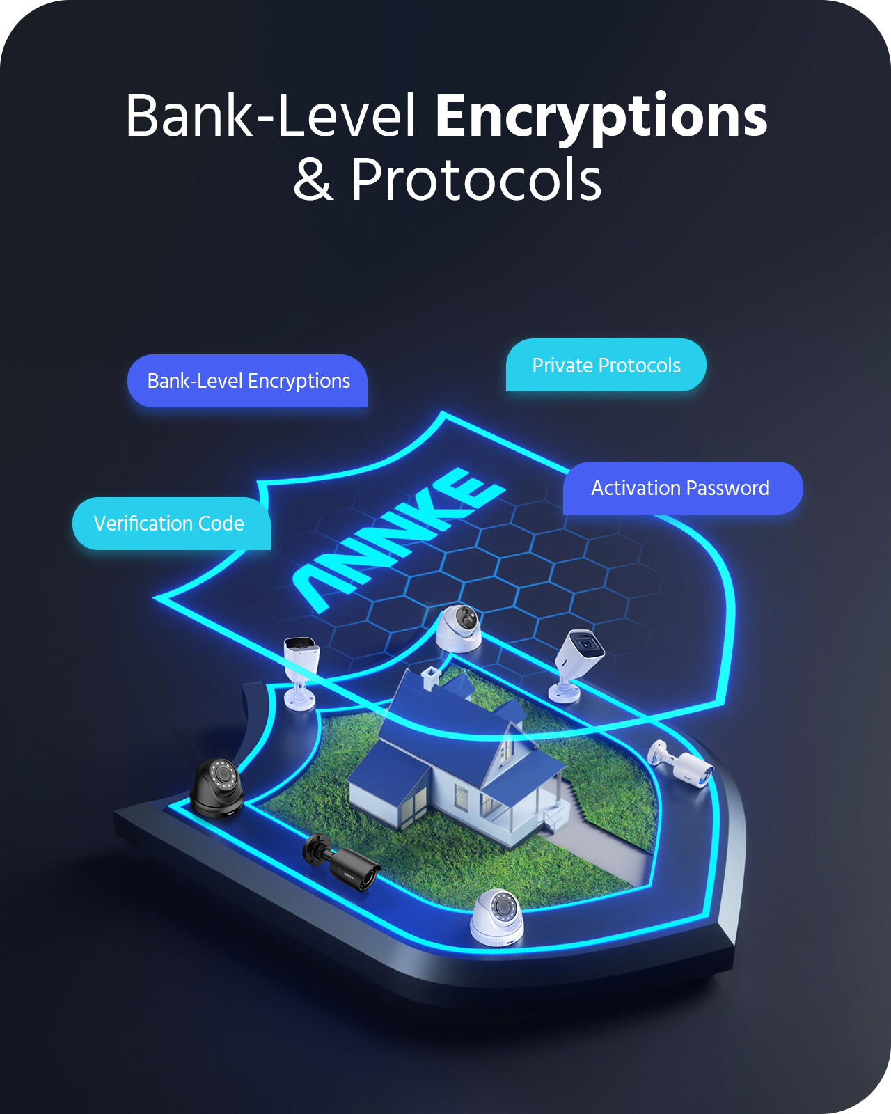 ANNKE 5in1 16CH 1080P Lite DVR Video APP View Recorder for CCTV Security System