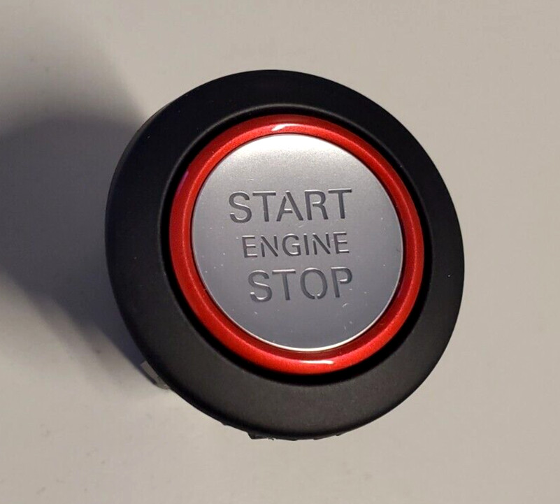 Original Audi S1 start stop switch red A1 8X until 2018 switch button keyless
