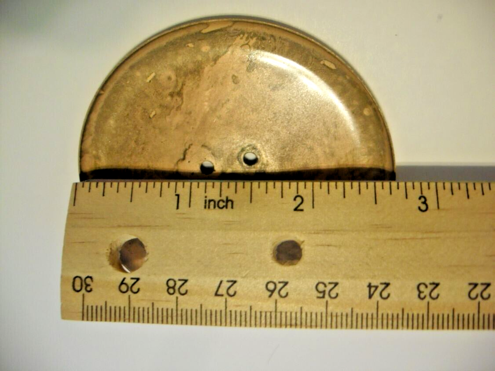 Vintage Nos Round 2-3/4" Bronze Backplates For Knobs Amerock E-501-10