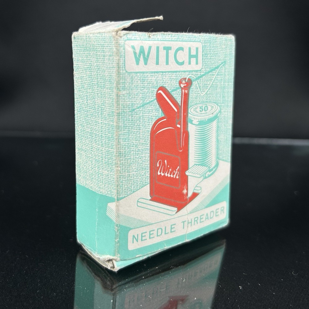 Vintage Witch Automatic Needle Threader with Instructions Made in Germany