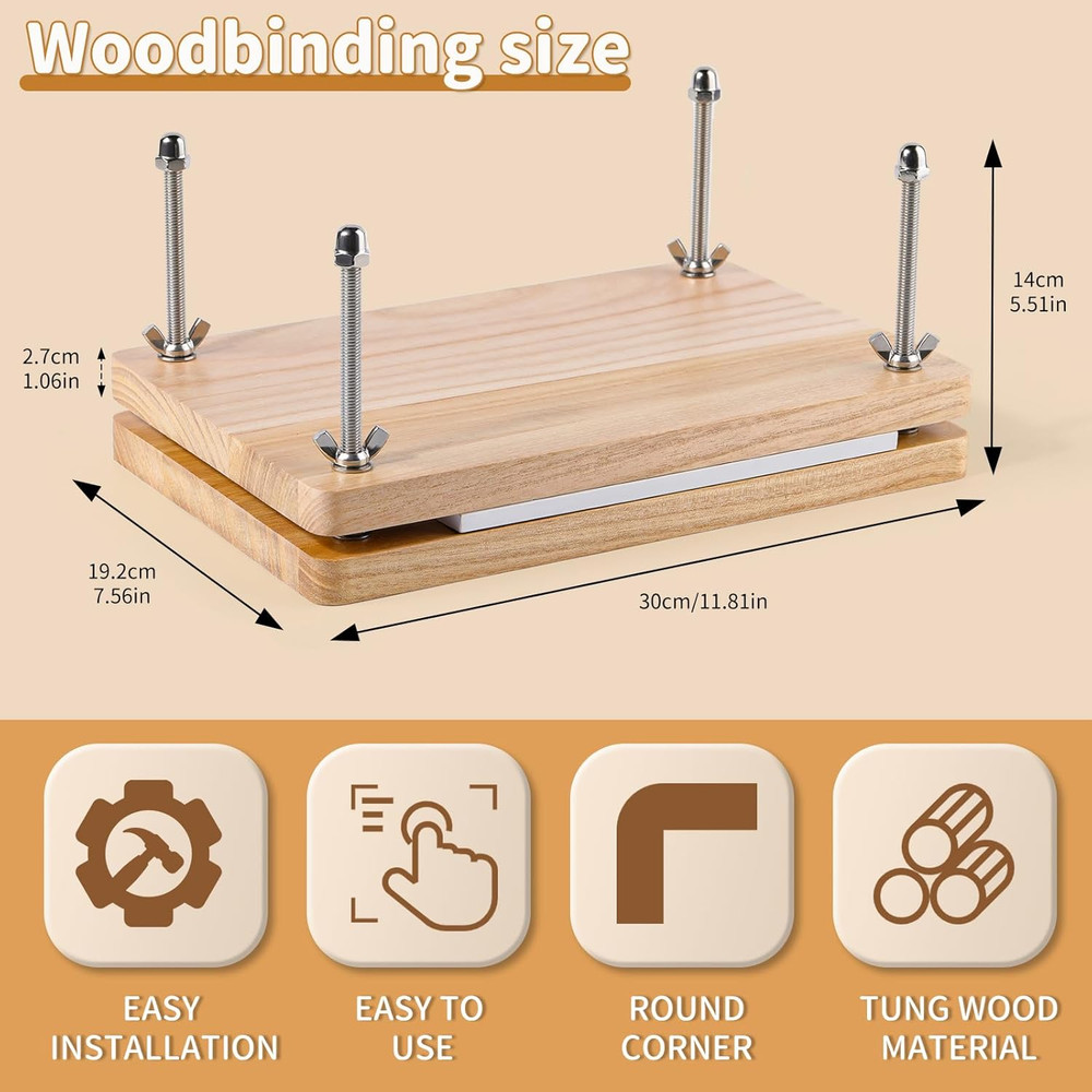 Book Binding Kits, Bookbinding Supplies, Bookbinding Kit for Beginners Bone Fold