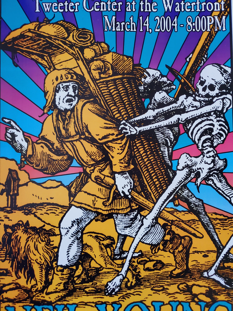 Rarest Neil Young MINT SIGNED & Numbered Ltd Edition (#61/100) 2004 AOR Poster