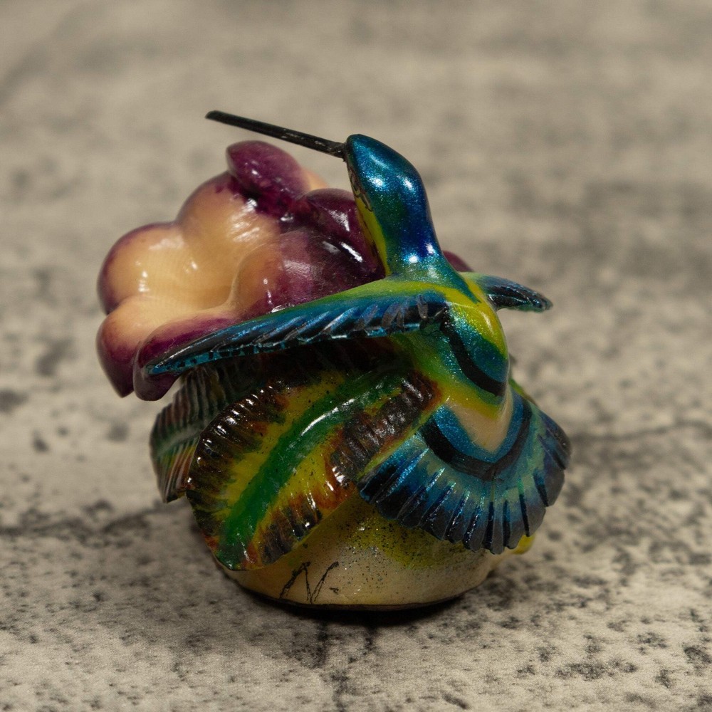 Hummingbird Tagua Carving