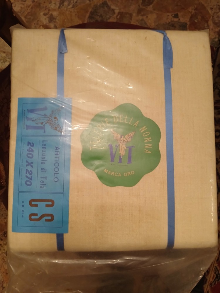 New 100% Antique Linen Double Sheets.