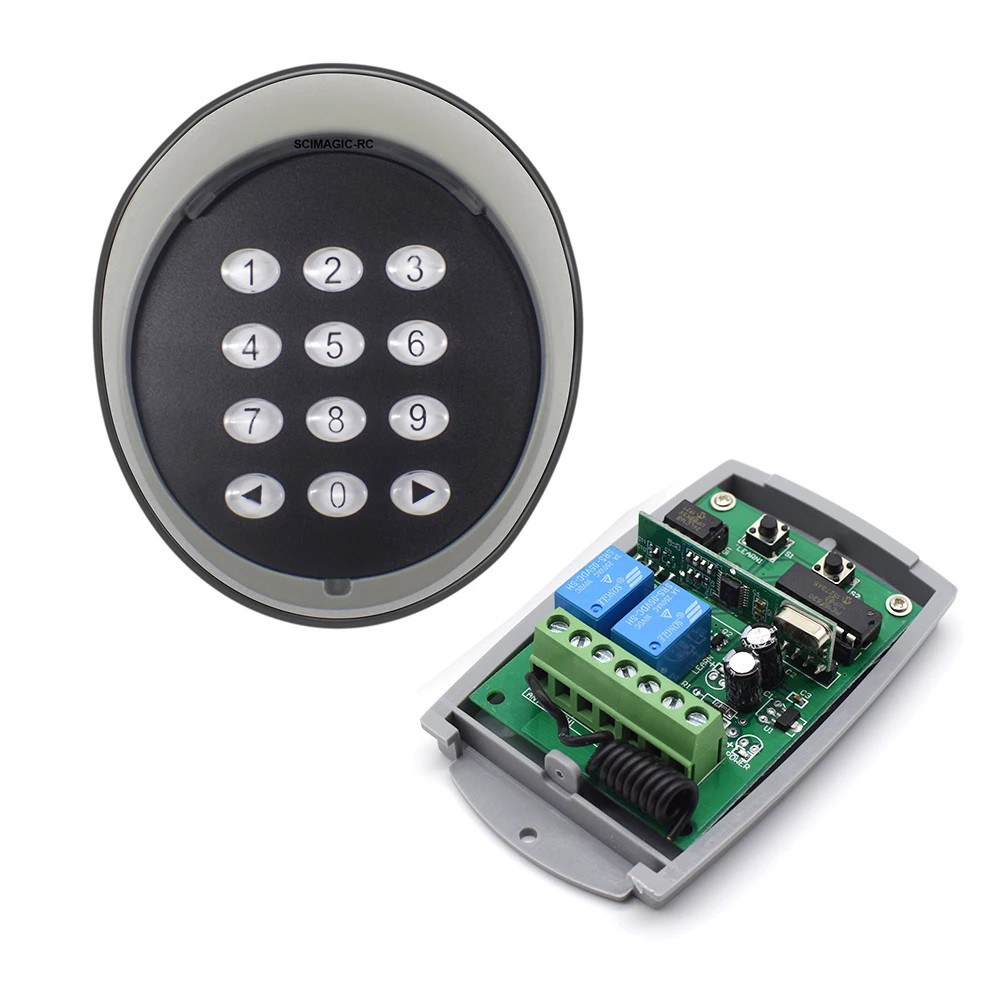 433.92MHz Receiver Door Lock Access Controller Wireless Keypad Password Switch