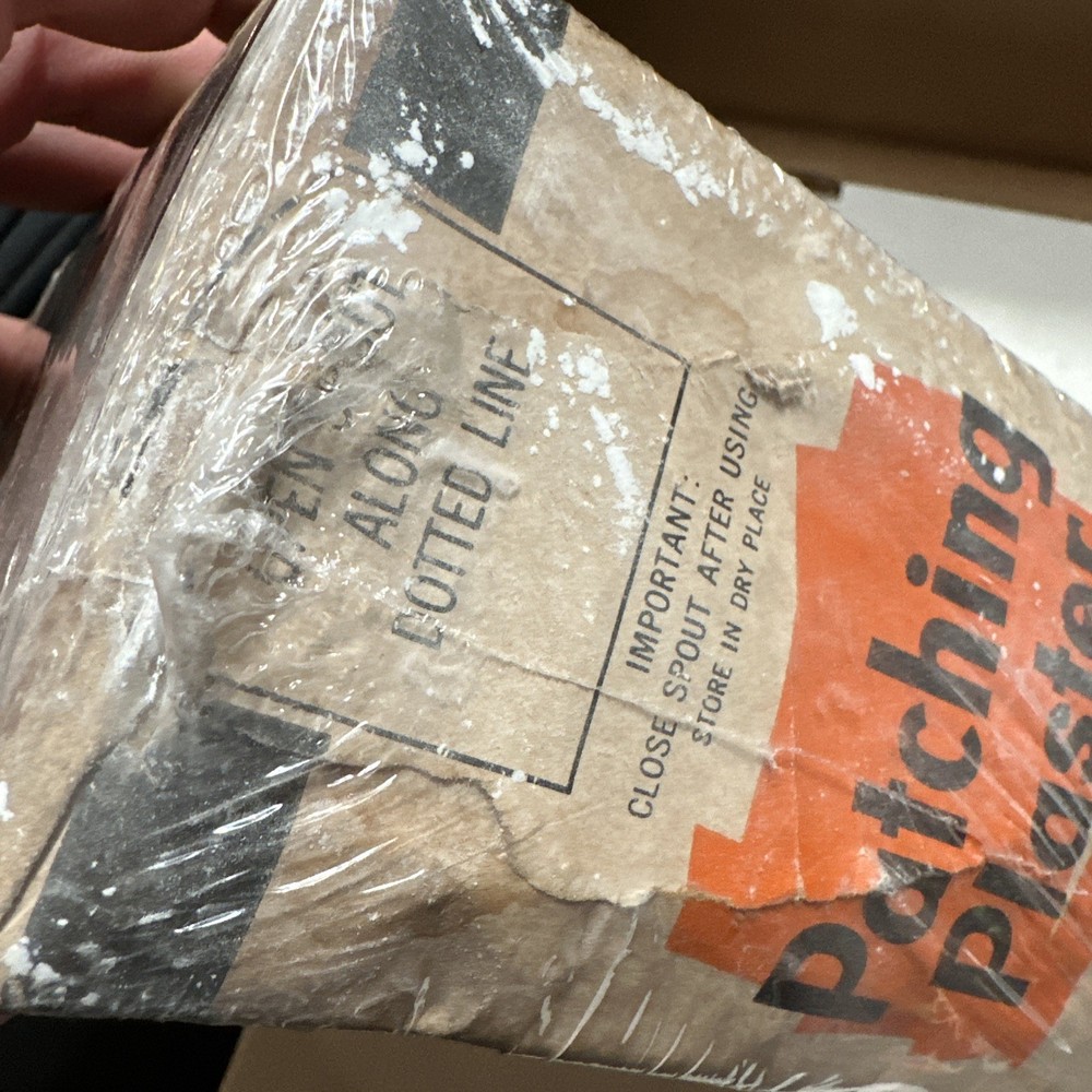 Vintage Bondex Patching Plaster, Home and Hobby Plaster, Patching CE