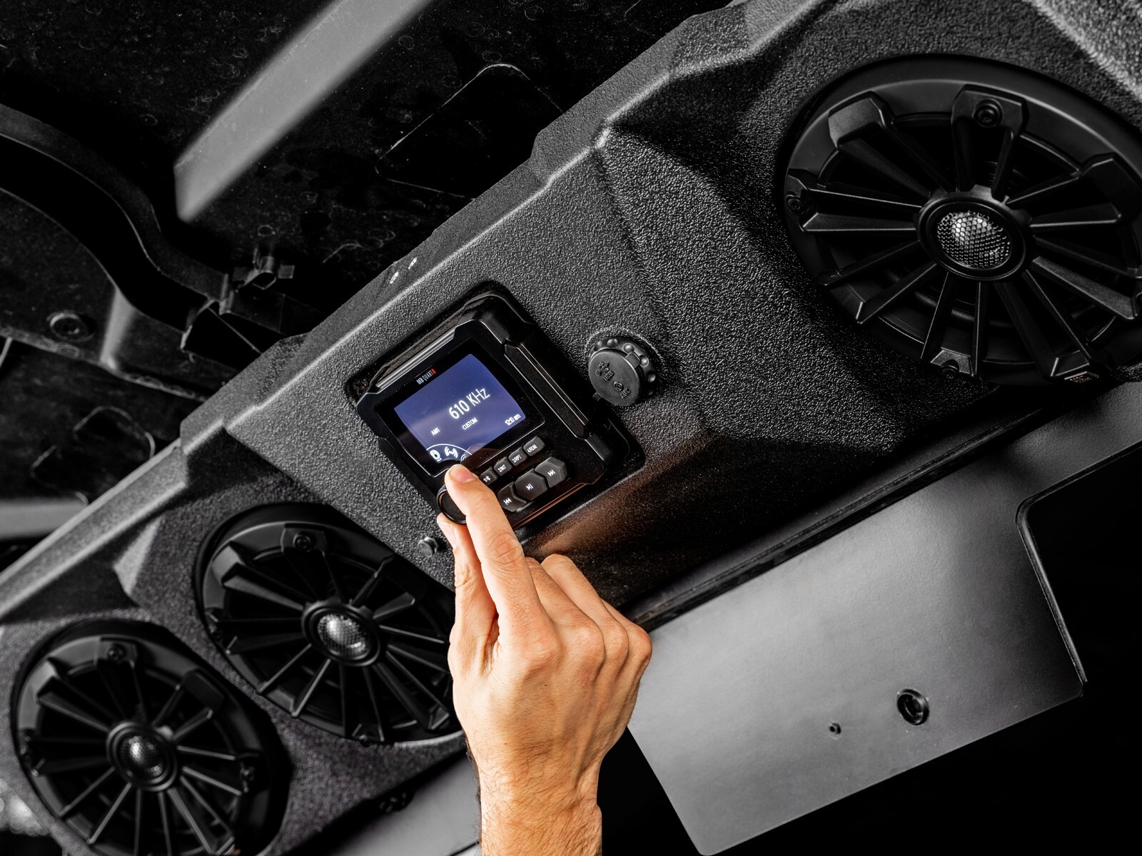 SuperATV MB Quart 320-Watt Stage 4 Tuned Speaker for Can-Am Defender/See Fitment