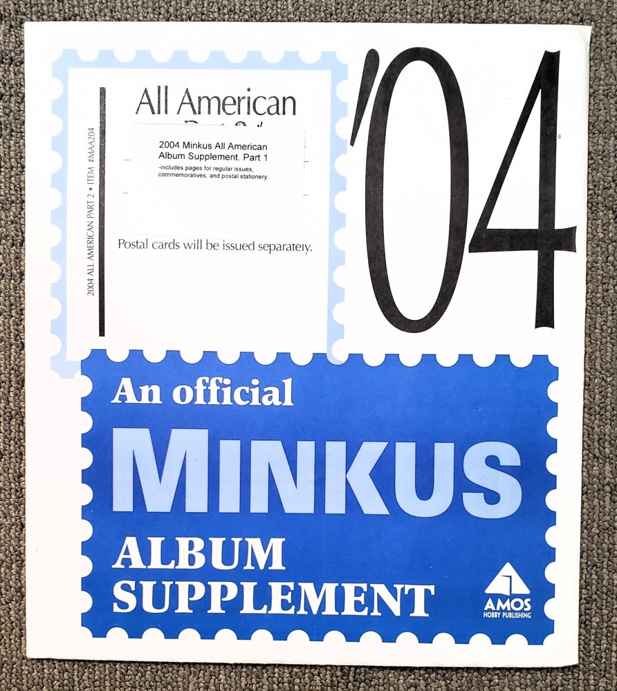 2004 Minkus All-American Album Supplement Part 1 + Bonus 4 Pages