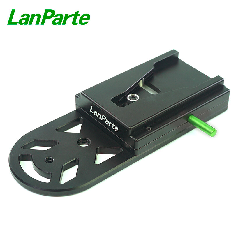 Lanparte Rotatable V Lock Quick Release Camera Plate for Sony ENG Camera Tripod
