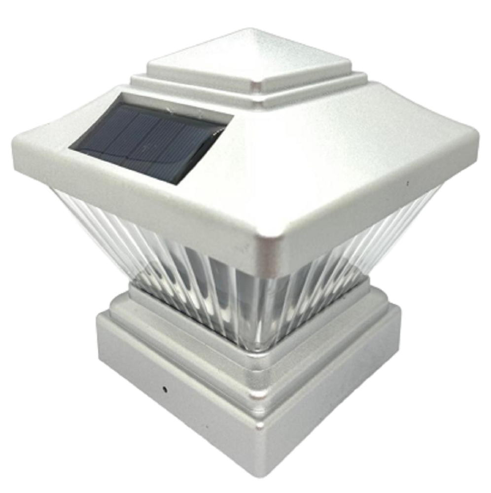 18 Black / White / Copper / Silver 4 x 4 Solar Post Deck Cap LED Light Vinyl