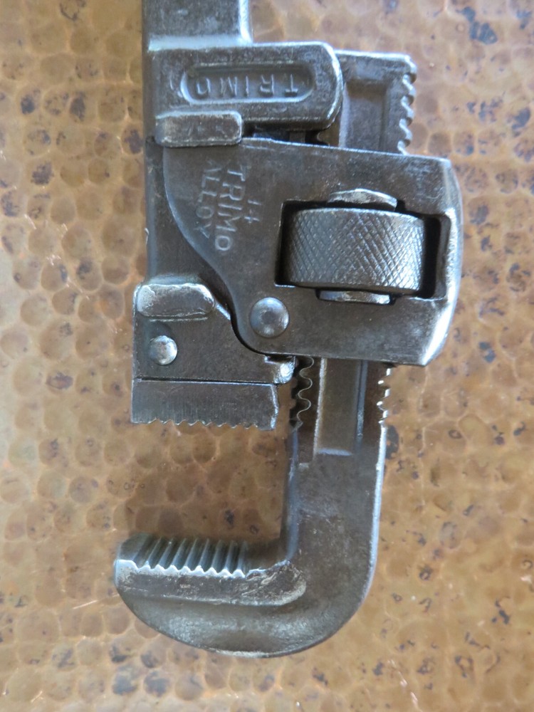 TRIMONT 1918 Adjustable Pipe Wrench TRIMO