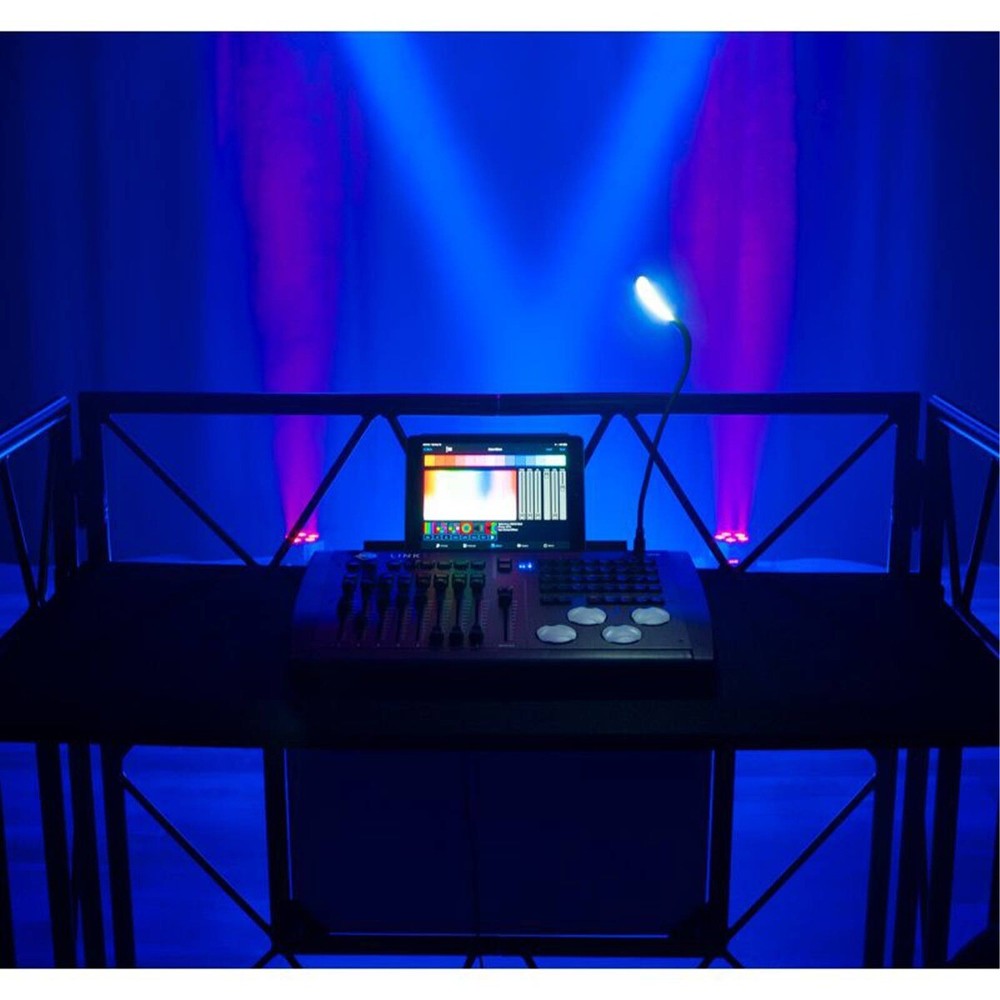 Eliminator Lighting Pro Event Table 2 Portable Workstation Facade + Shelves &...
