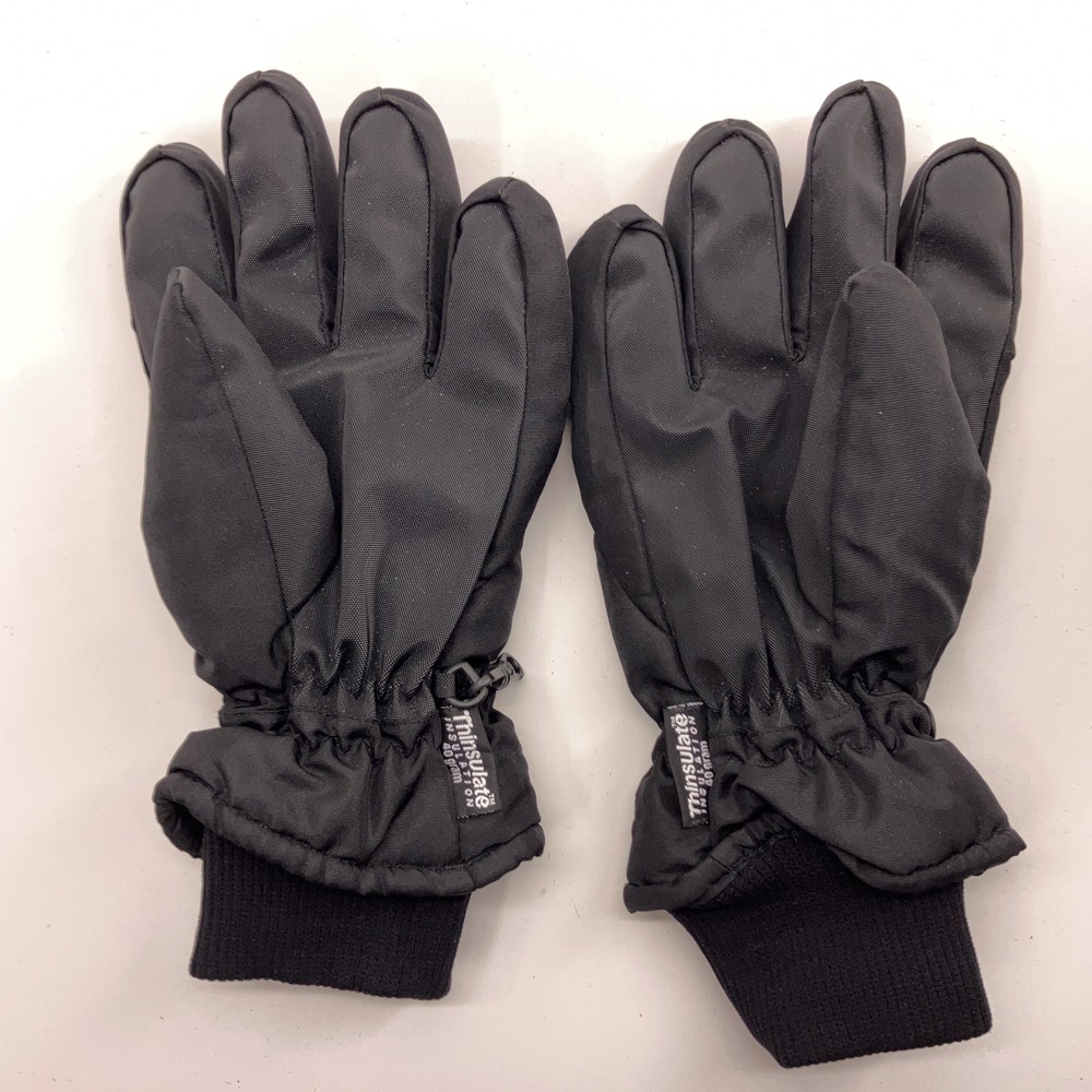 Aquatech Medium black winter ski gloves