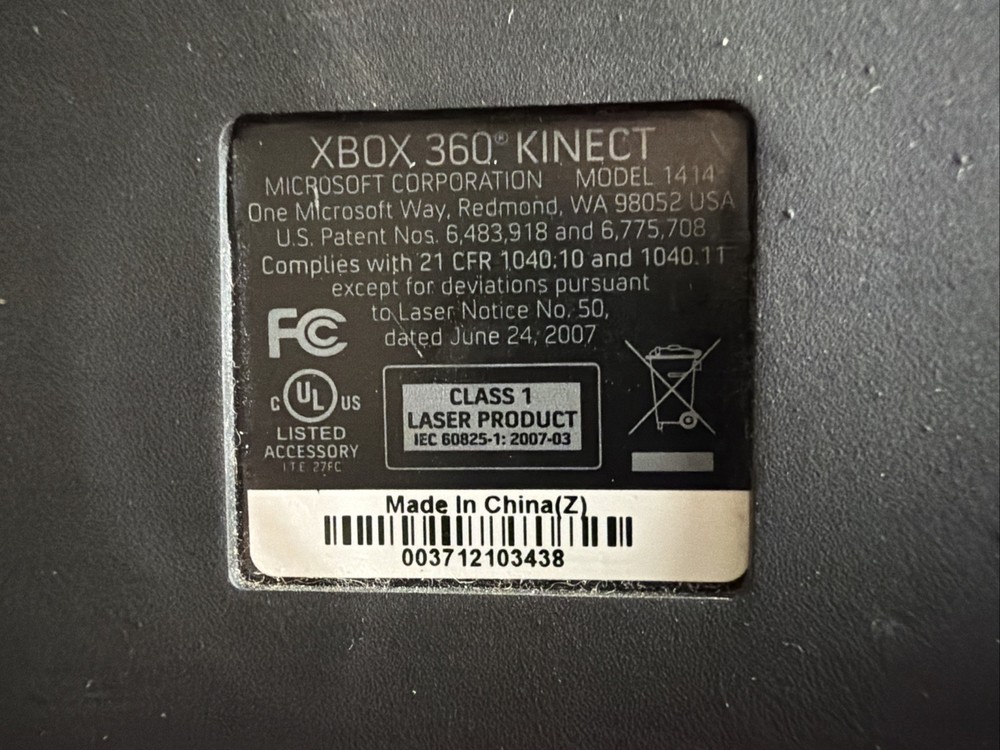 Xbox 360 Kinect Sensor Model 1414 With Deepak Chopra’s Leela Untested