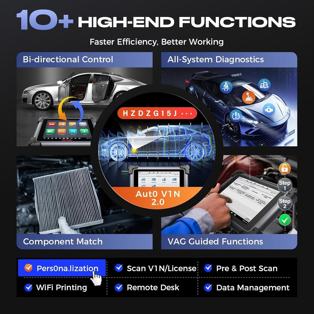 2026 Autel MaxiSYS Elite II PRO Scanner, Elite 2 Pro J2534 ECU Programmer Coding