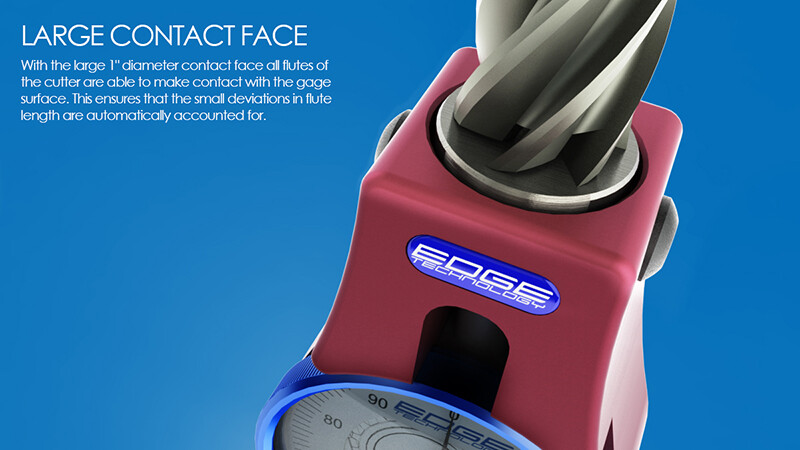 Pro Touch Off Gage z axis CNC tool length offset setter (1" contact face) #04